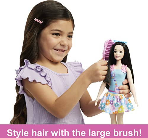 Barbie Doll for Preschoolers, Black Hair, My First Barbie Renee Doll