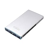 Lumsing Portable Charger Power Bank for Smartphones Tablets(6000mAh Li-Polymer silver)
