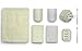 UVIVIU Plastic Soap Dish, Container, Keeps Soap Dry,Easy Cleaning,Drain,Light Green