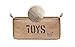 XX-Large Jute Toy Box, Collapsible Chest Organizer (1 Pack)