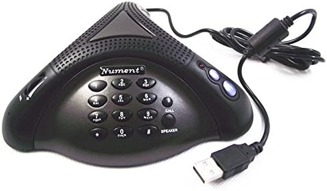 Video conferencing omnidirectional Echo canceller microphone / speakerphone support USB drive free and support Skype Dial