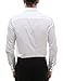 Bentibo Mens White Long Sleeve Button Front Cotton Casual Dress Shirt Classic Fit L