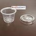 Reditainer - Plastic Disposable Portion Cups - The Souffle Cup (1 Ounce, Package of 100 Cups With Lids)