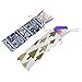 Straw case, chopsticks, utensil and flatware travel case, utensil and cutlery carrying bag, straw pouch and straw carrying case, Steelish (Large, Elephants+Trees)