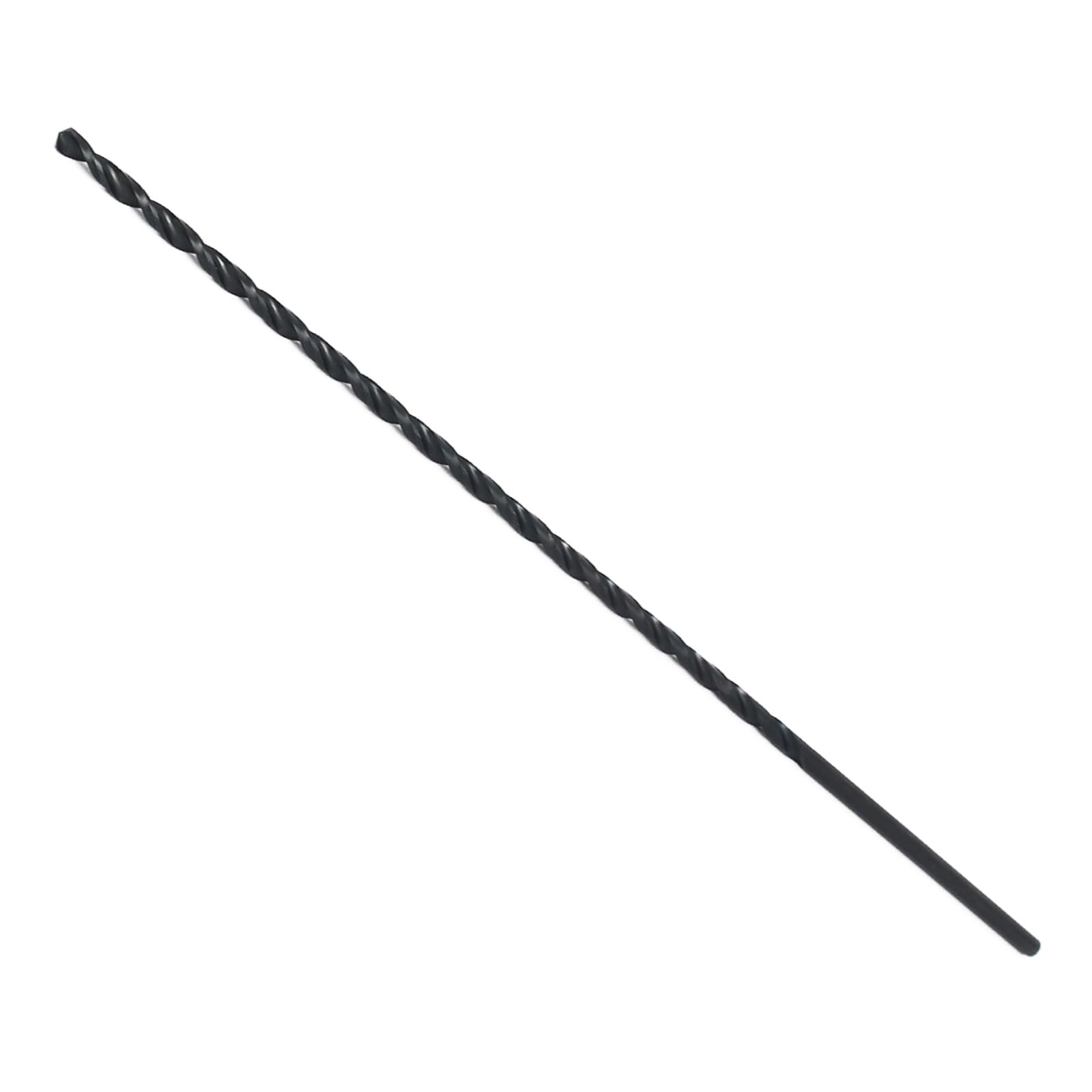 CoCud High Speed Steel Twist Drill Bits, 4mm Diameter 250mm Length, Straight Twist Jobber Drill Bit Black - (Applications: for Metal Woodwork Plastic Aluminum)