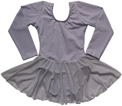 Lovelyprincess Light Purple Long Sleeve Leotard Dancewear Dress,Size For 2-3T