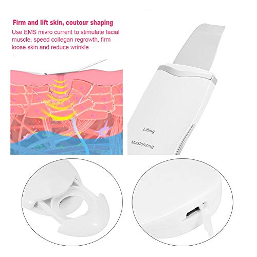 Electric Facial Skin Scrubber Blackhead Remover - Comedone Extractor - Pore Cleaner Removal Kit - Skin Exfoliator Facial Lifting Tool - Face Spatula Cleansing Brush - Thumbnail 2