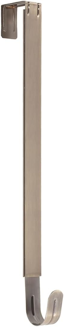 Wreath Hangers - Sattiyrch Wreath Hanger,Adjustable Metal Over Door Hook from 15-25 Inch,Holds up to 20 lbs (Bronze, 1)