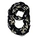 Littlearth NFL New Orleans Saints Sheer Infinity Scarf, Team Color, 70” x 25”