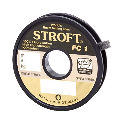 Stroft FC1 Monofile Angelschnur, 25 m, grau, Unisex, 0,330mm-8,7kg