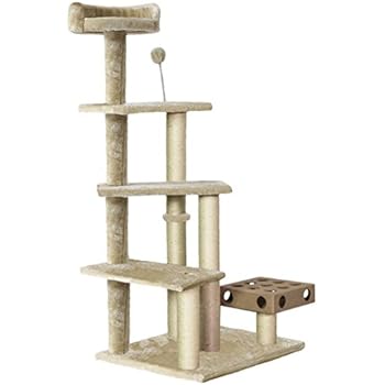 Amazon.com : 1 Piece Beige 49.5 High Comfort Scratcher Cat