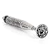 2 in 1 Carved Arabesque Smoking Tobacco Pipe Nozzle Cleaner Tamper Tool (Grey)