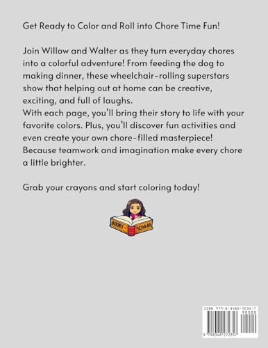 Earning Allowance with Willow and Walter Coloring Book 1