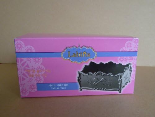 Anna Sui Style Queen Beauty Tray Korean Vintage Bow Pattern Jewelry Cosmetic Make-up Tools Organizer Tray Box.