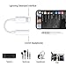 ETUCRAY Headphone Jack Adapter Dongle to 3.5mm Aux Earphone Splitter Convertor 2 in 1 Accessories Charging Audio Cables