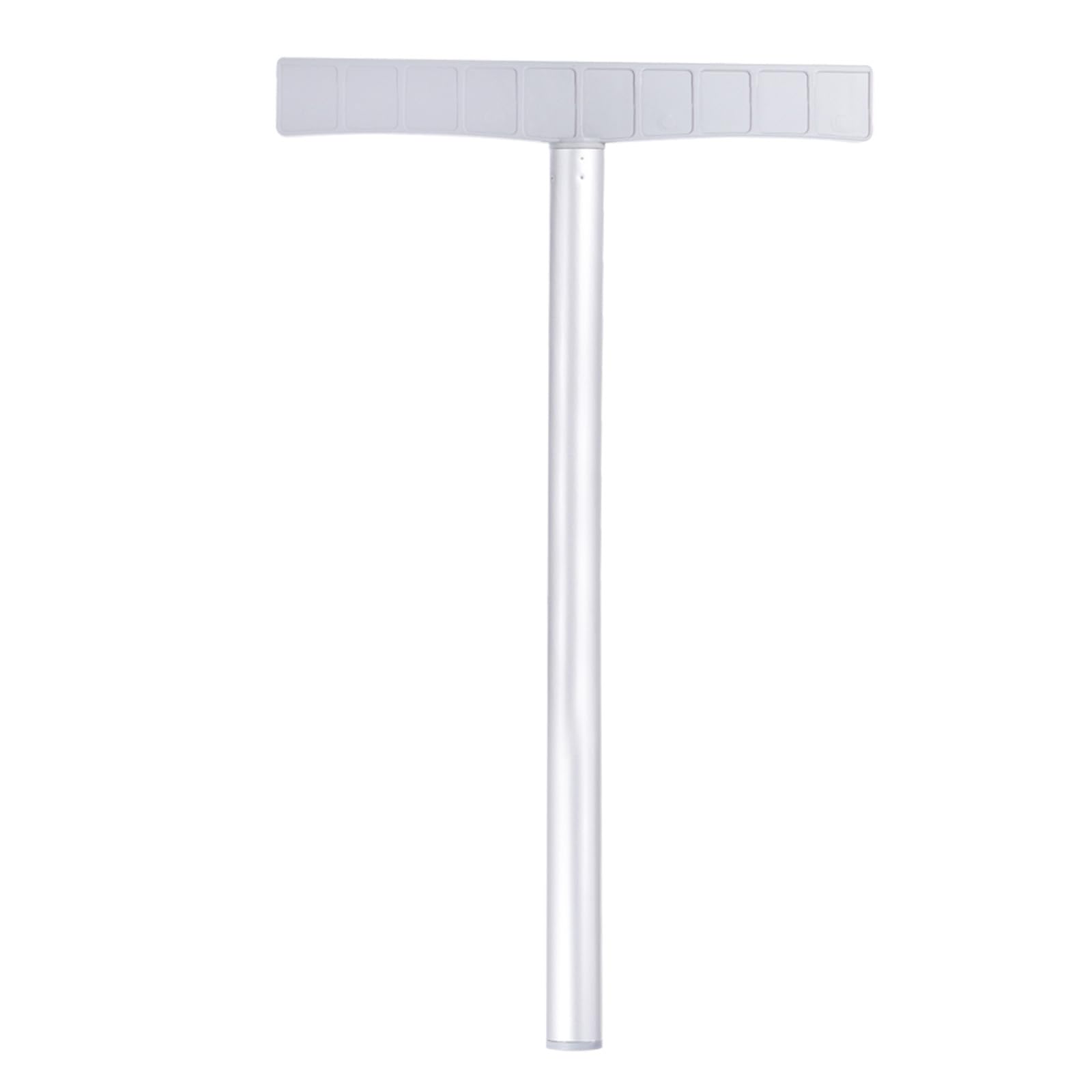 PATIKIL 16" Handheld Sign Holder Airport Pick Sign Poster Holder Tour Guide Sign Holder Sign Stake Pole Aluminum Alloy, Silver