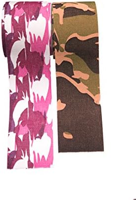 Wild Recovery Kinesiology Therapeutic Tape For Sports, Muscle Pain and Recovery (Camo/Pink Camo, 2 Pack)