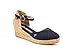 Viscata Pubol Espadrille Canvas Low Wedges with Ankle Strap Spain Handmade 2” Heel Women's Sandals with Breathable Organic Cotton Canvas and 100% Natural Jute for all Occasions: Casual, Work, Party