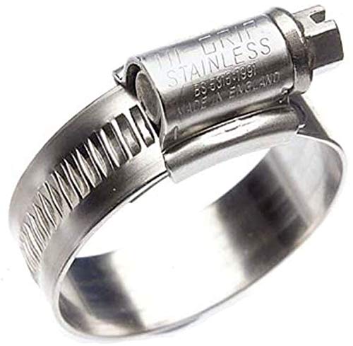 JCS® Hi-Grip Stainless Steel hose clamps clips- Marine grade, 9.5-12mm x4