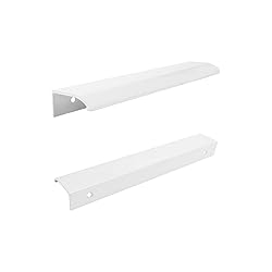 Tsnamay 6Pcs 7.87" White Arc Surface Pull,White