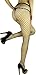 ToBeInStyle Women's Seamless Diamond Net Spandex Nylon Blend Pantyhose - Black - One Size Regular