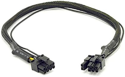 Works 22-100-36 PCI Express 8-Pin Female To PCI Express 6 Plus 2-Pin Female Cable Adapter &amp; Extension