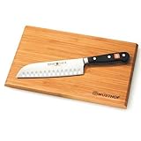 Wüsthof - Classic Hollow Edge Santoku Knife, 7 inch with Cutting Board
