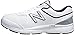 New Balance Men's MW411v2 Walking Shoe, White/Blue, 10.5 D US
