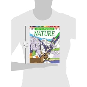 Color By Numbers - Nature (Chartwell Coloring Books)