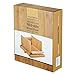 Bread Slicer With Knife for Homemade Bread, 100% Natural Bamboo Foldable Bread Loaf Slicing Machine, Strongest-Heaviest Duty, Convenient Crumb Catcher, 3 Slicing Sizes, Perfect Gift Idea - by Hartons