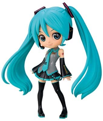BANPRESTO Q Posket Hatsune Miku Normal Color PVC Figure Figurine 14cm Japanese