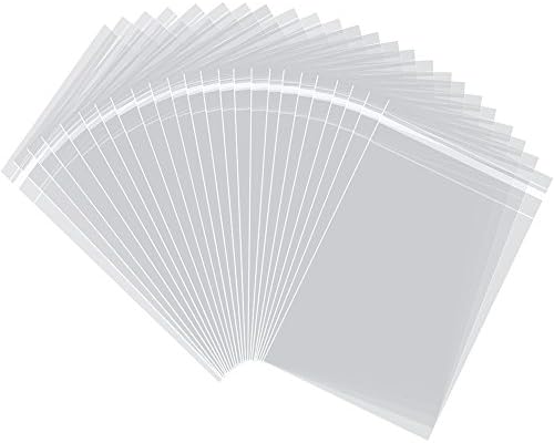AIRSUNNY 400 Pcs 4x6 Clear Resealable Cello/Cellophane Bags Good for Bakery, Candle, Soap, Cookie Poly Bags