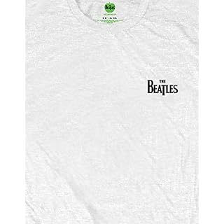 Générique The Beatles T Shirt Classic Drop T Band Logo Back Print Nouveau Officiel Homme – Image 3