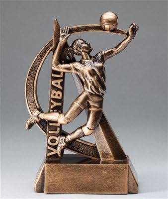 6-1/2" Ultra Action Female Volleyball Trophy (RF2725)