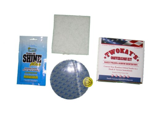 Conversion Kit for Solid Surface Acrylic Countertop Restoration & Repair Kit