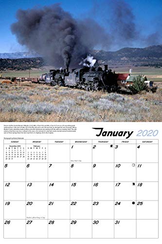 Colorado Narrow Gauge 2020 Calendar
