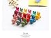 Fireboomoon 30pcs Girls Rabbit ears Shaped Mini Hair Claws Hair Bangs Hair Pin For Little Girls Mix Colored mini jaw clips,bows for girls,mini hair claws,goody barrettes,claw clip,hair claws for girls