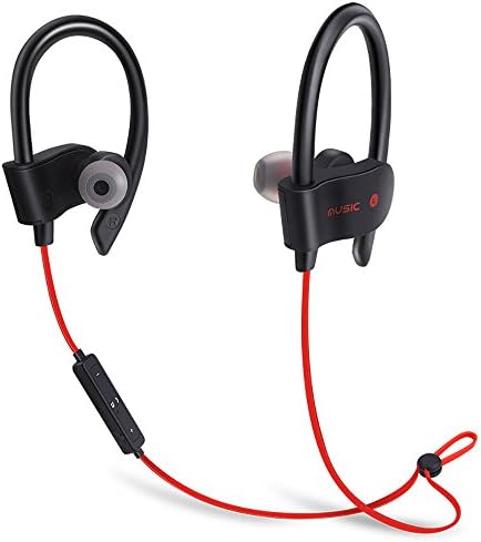 Bluetooth Headphone 4.1 Wireless Stereo with Microphone Sport Headset in-Ear Earphone for Other Smartphones or Bluetooth Devices (Black)