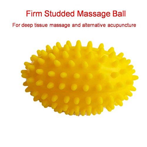 Finger Exerciser Ball & Hand Strengthener, Spiky Massage Ball Highly Recomme Recommended for Physical Therapy,Finger Strength Rehabilitation Trarining Equipment,Stress Reflexology