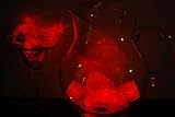 Set of 12 Litecubes Brand 3 Mode Red Light up LED Ice Cubes