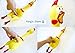 King's store Rubber Squawking Chicken Kids Adult Novelty Squawking ChickenNovelty/Good Gift,Yellow, April Fools' Day Decoration(2 pcs)