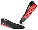 LiftKits Men's 2 inch Shoe Lift Inserts, Black/Red, Medium/6-12 M US,