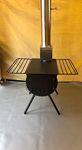 Montana Canvas Wood Stove Fireproof Mat, 5'x4' 17oz Silver Fabri Cote Silicone Fireproof mat w/Grommets for Under a Wood Burning Stove or sidewall, Fireproof Material, Heat Resistant Fire Mat