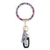 Coolcos Key Ring Bracelets Wristlet Keychain Bangle