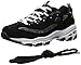Skechers Women's D'Lites ME TIME Wide Fashion Sneaker, Black/White, 9.5 W US