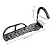 AonePro Wall Mount Bike Hanger Set of 4pcs Vertical Bike Rack for Space Saving in Garage Condo Apartment and Bicycle Retailer Black 4X