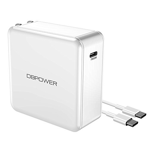 DBPOWER Quick Charge 3.0 Wall Charger with 60W USB C Charger Adapter for MacBook Pro, Nintendo Switch, iPhone X/8/8Plus, Pixel C, Moto Z Samsung Mate Book and More