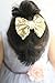 Missgrace Hot Gold Hair Bow.Hair Bows, Hair Clips,Girls Hair Bows.Hair Bows