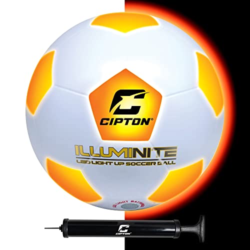 Cipton Soccer Ball, Light Up Soccer Ball, Soccer Balls Size 5, Glow in