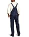 Key Apparel Garment Washed Zip Fly High Back Denim Bib Overalls for Men - Men's Work Utility & Safety Overalls & Coveralls - Indigo Blue (34W x 30L)